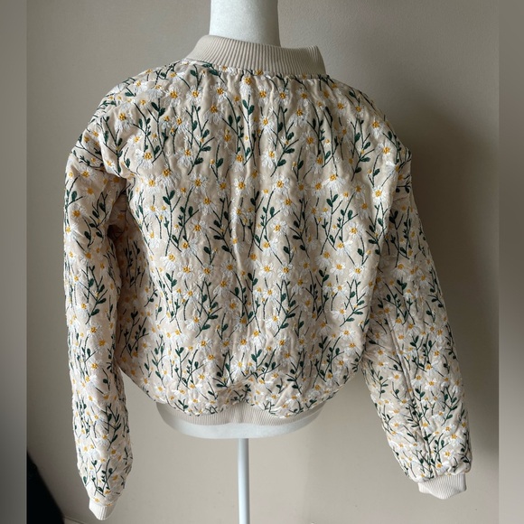 NWOT Women's Amazon Floral Bomber Jacket - Sz. M - Picture 2 of 4